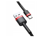 BASEUS USB - USB-C Cafule 3A 1m czerwono - czarny CATKLF-B91 - 1266440 - zdjęcie 3